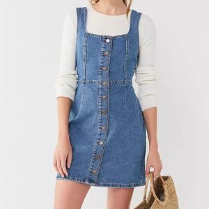 Urban Outfitters Blue Denim Mini Dress